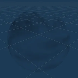 Nearly invisible transparent ball skin